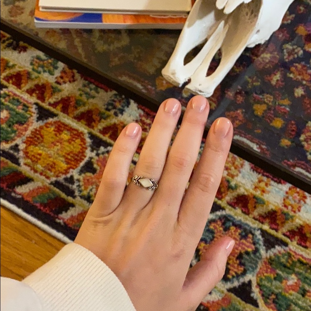 Vintage sterling baby ring